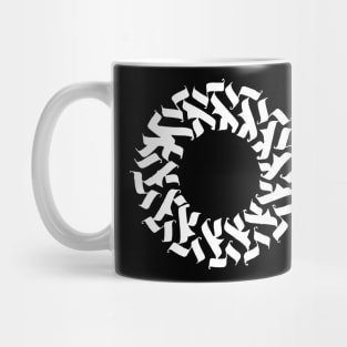 Circle caligraphy Mug